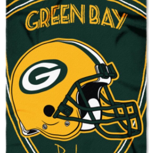 Green Bay Packers 40x60 Fleece Throw Blanket - Picture 1 of 2